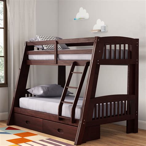 solid wood twin bunk beds|full over wooden bunk beds.